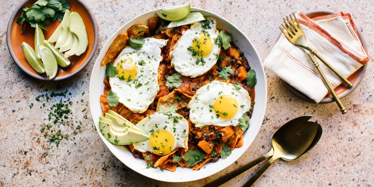 For a Tex-Mex inspired fall dinner, make pumpkin chilaquiles