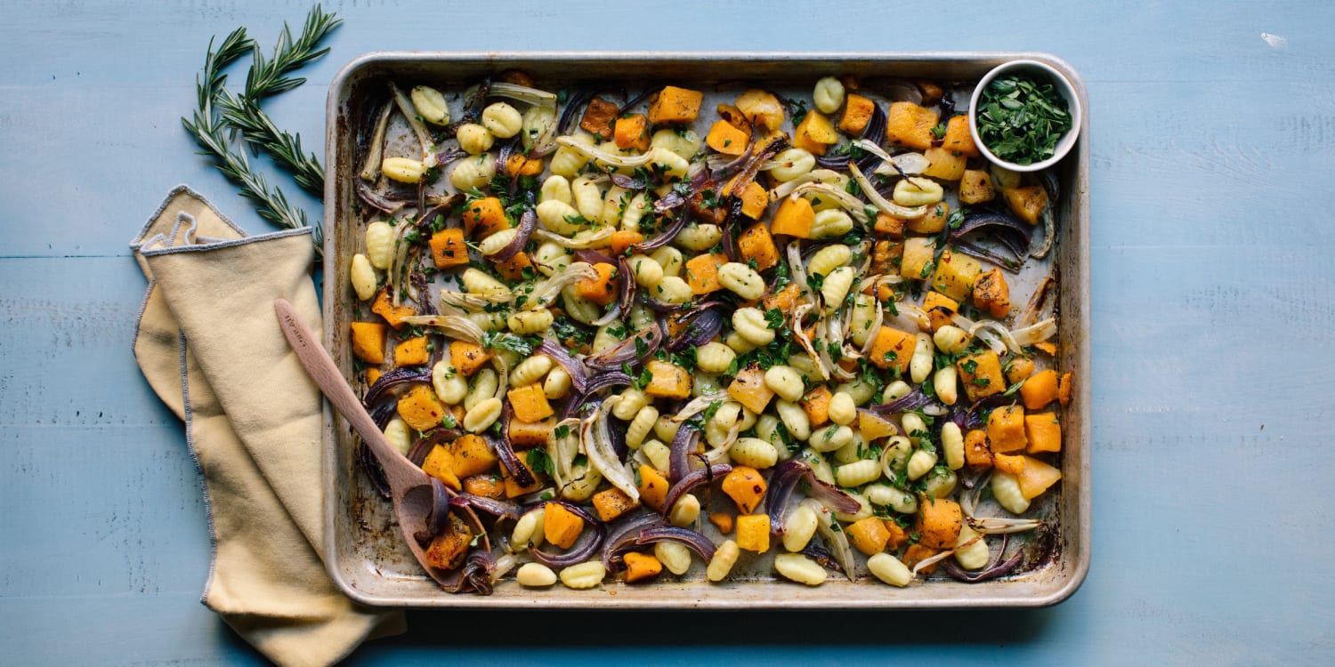 Sheet-pan gnocchi squash and fennel is the easiest fall dinner