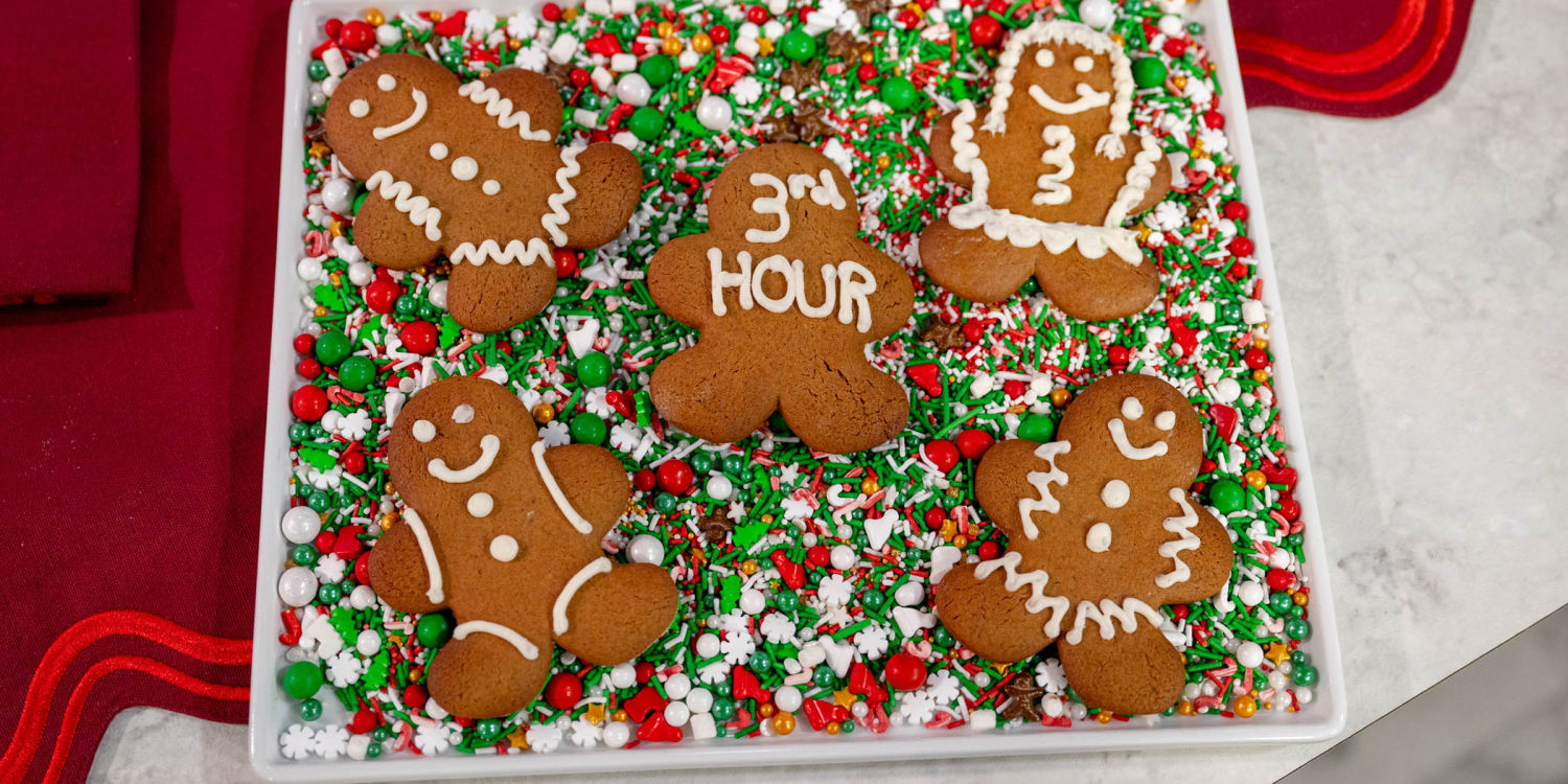 Get into the holiday spirit with homemade gingerbread cookies