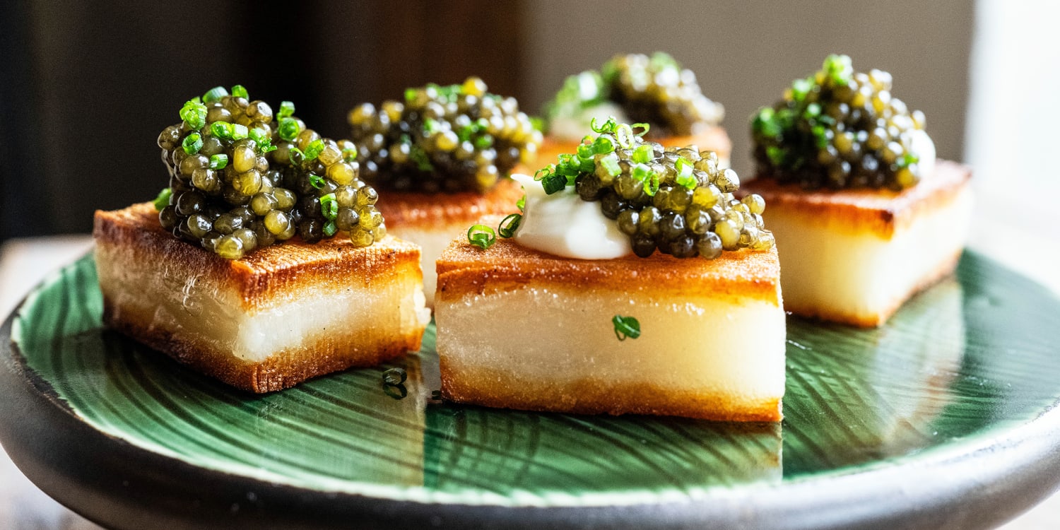 Make crispy potato pave for an easy and elegant hors d'oeuvre