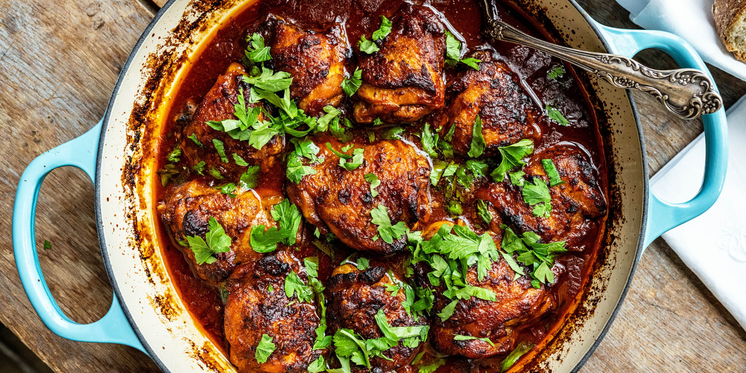 This buttery braised paprika chicken is the coziest winter dinner