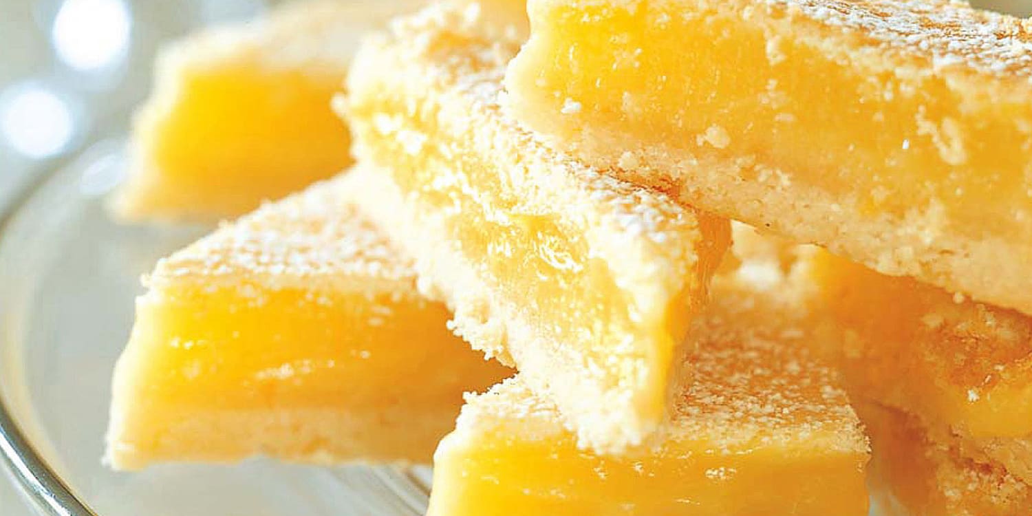 Ina Garten uses fresh juice and zest in her lemon bars for max citrus flavor