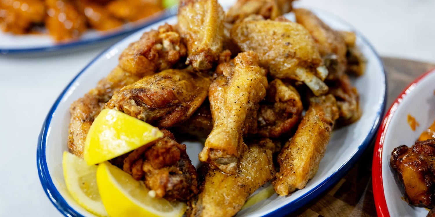 Lemon-pepper wings — but make them saucy