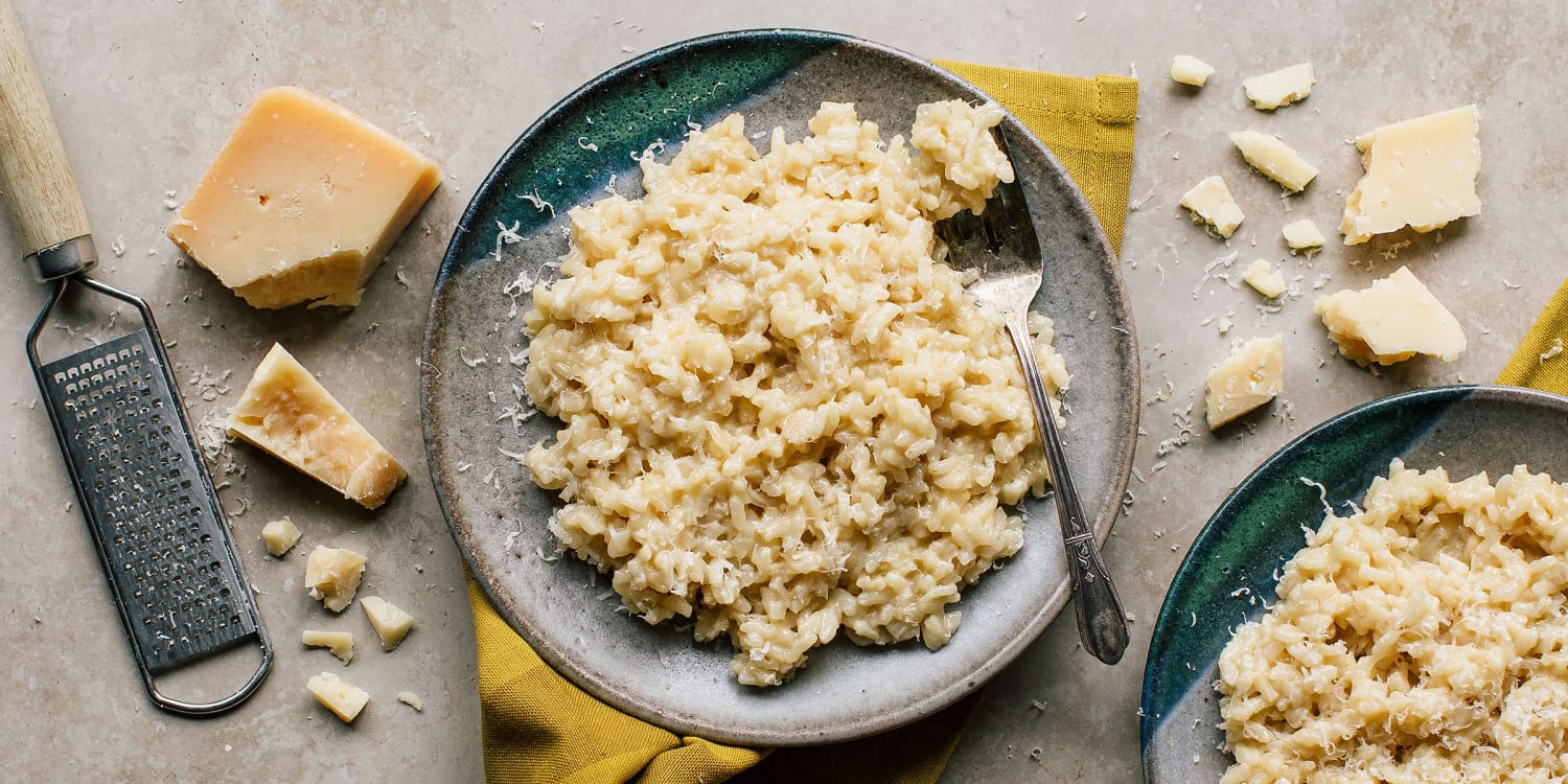 Learn how to make classic Parmesan risotto with this recipe