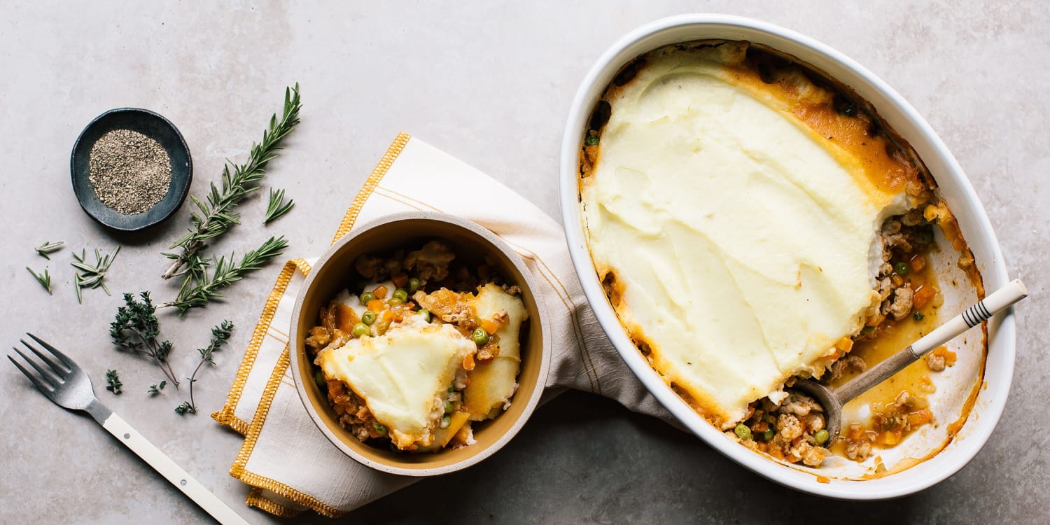 This lean twist on shepherd's pie features ground turkey