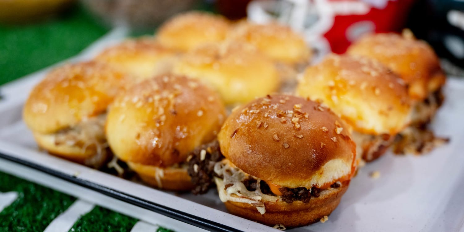 Make patty melt sliders for perfect game-day bites