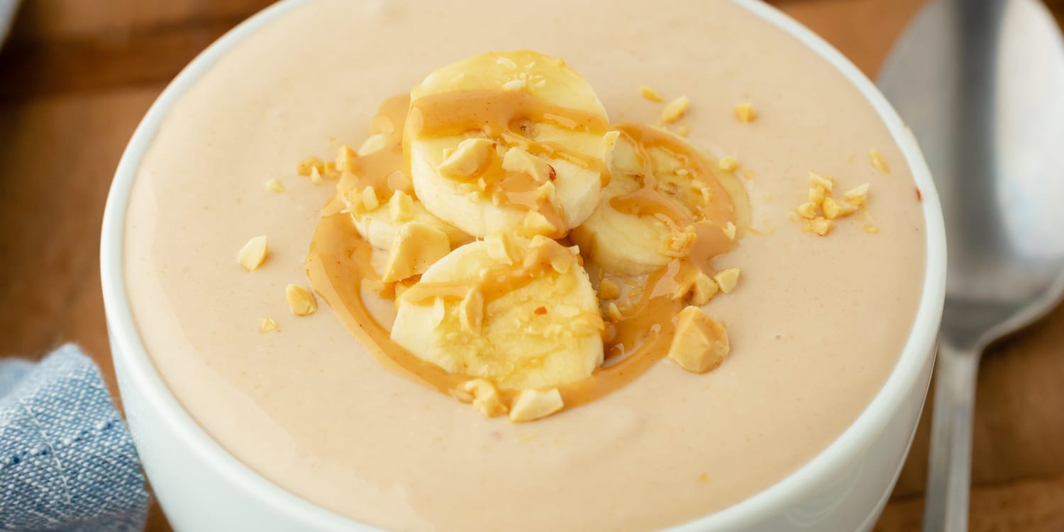 This peanut butter banana protein pudding will keep you energized all day