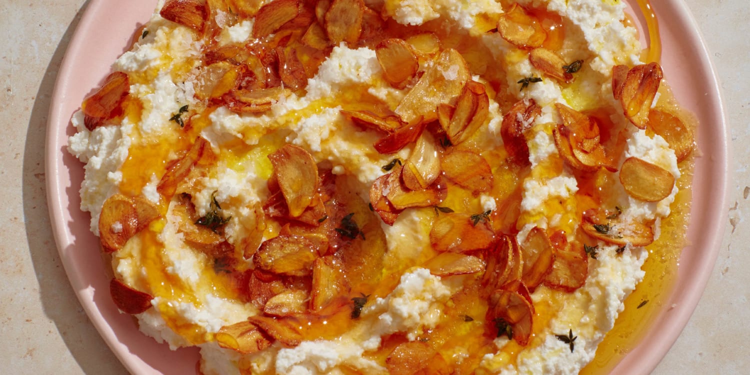 For a cheap yet impressive app, serve ricotta with fried garlic and hot honey