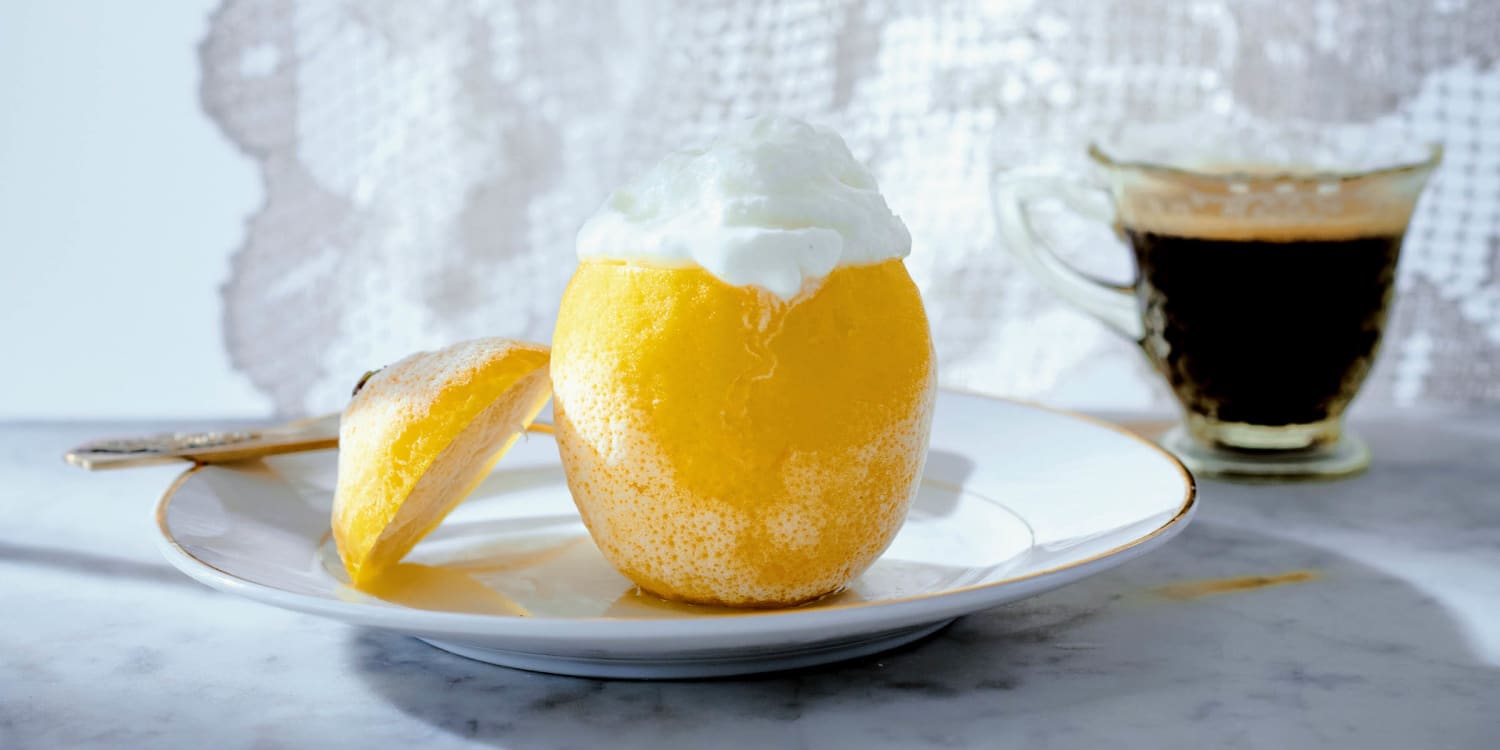 Think of These Sherbet-Stuffed Frozen Lemons As Lemon Ice 2.0