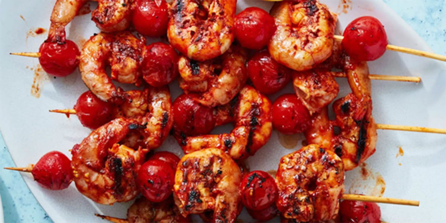 Spice up Your Summer With Grilled Harissa Shrimp