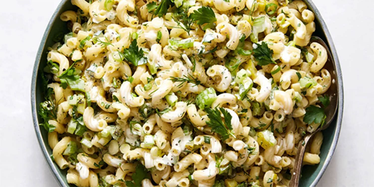 Brighten up Macaroni Salad With Fresh Herbs and Tangy Buttermilk