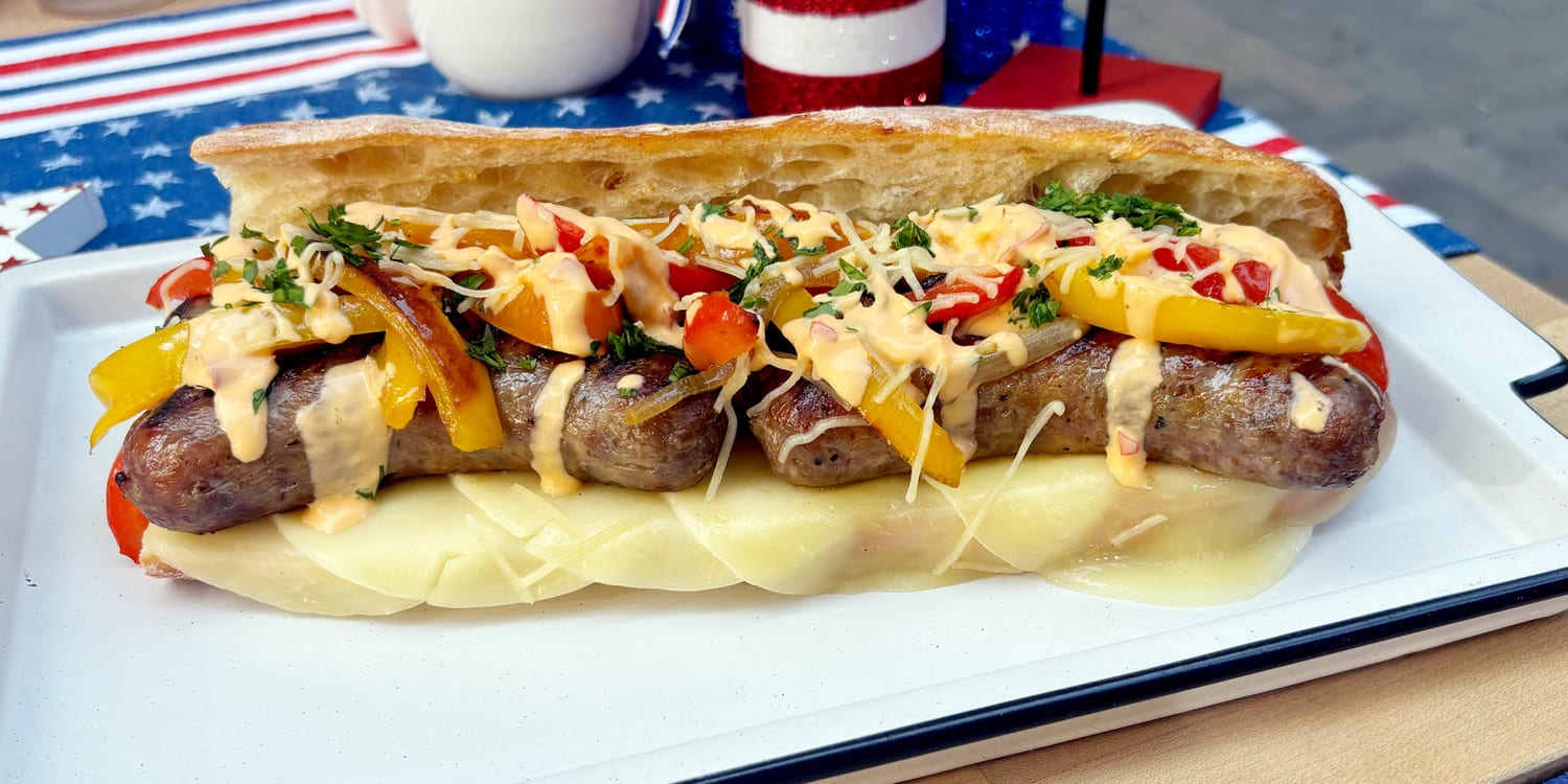 Make the Ultimate Party Sub With Grilled Sausage and Peppers