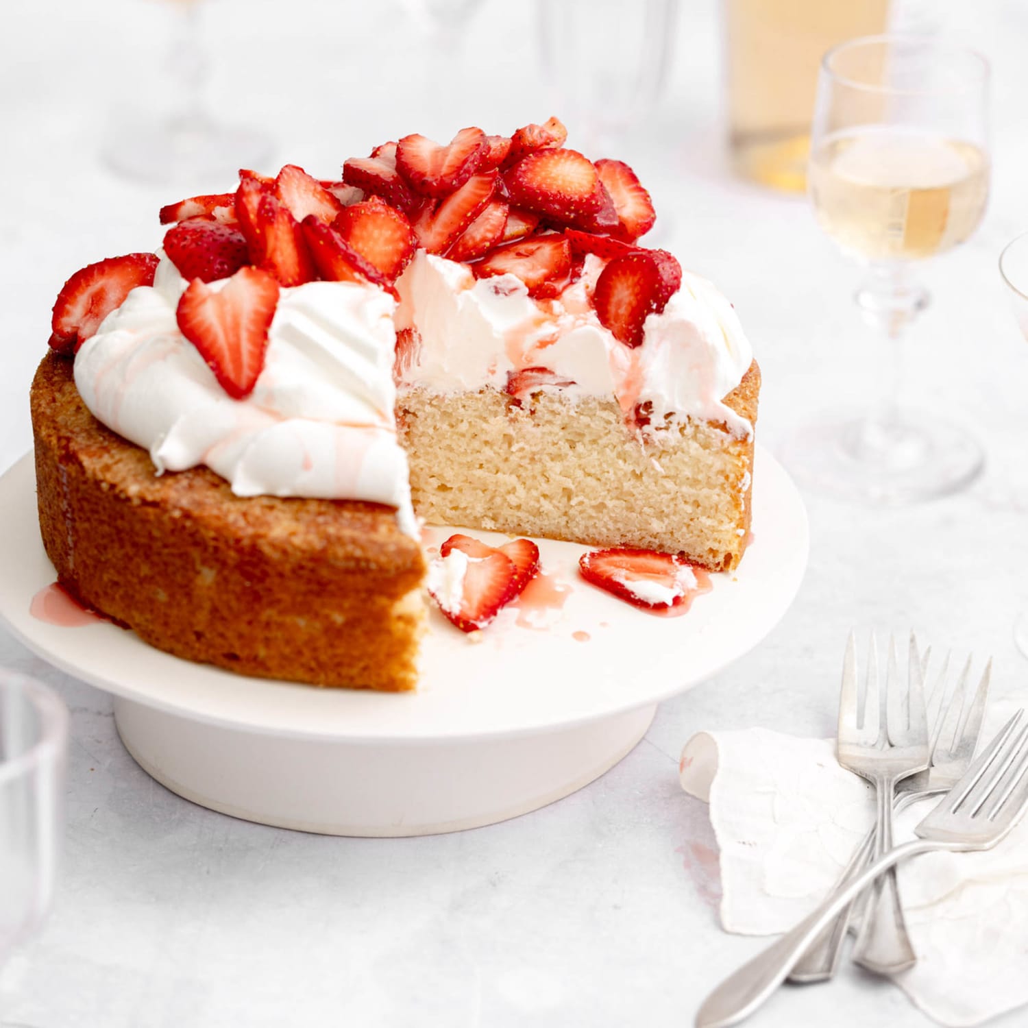 Strawberry Shortcake Cake