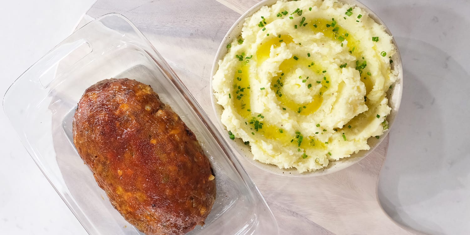 Meatloaf and Mashed Potatoes
