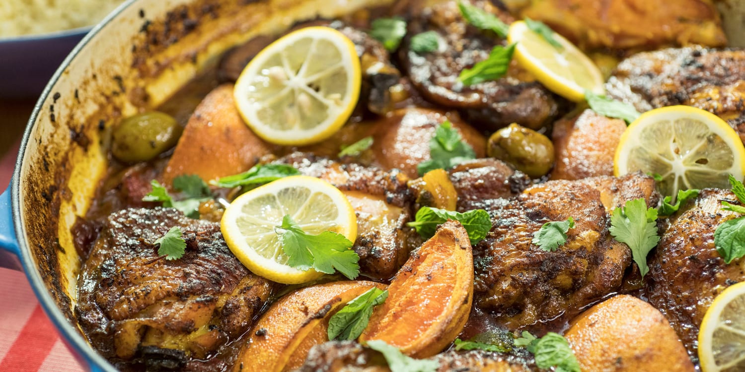 This Citrusy Chicken Tagine Will Brighten up Your Table