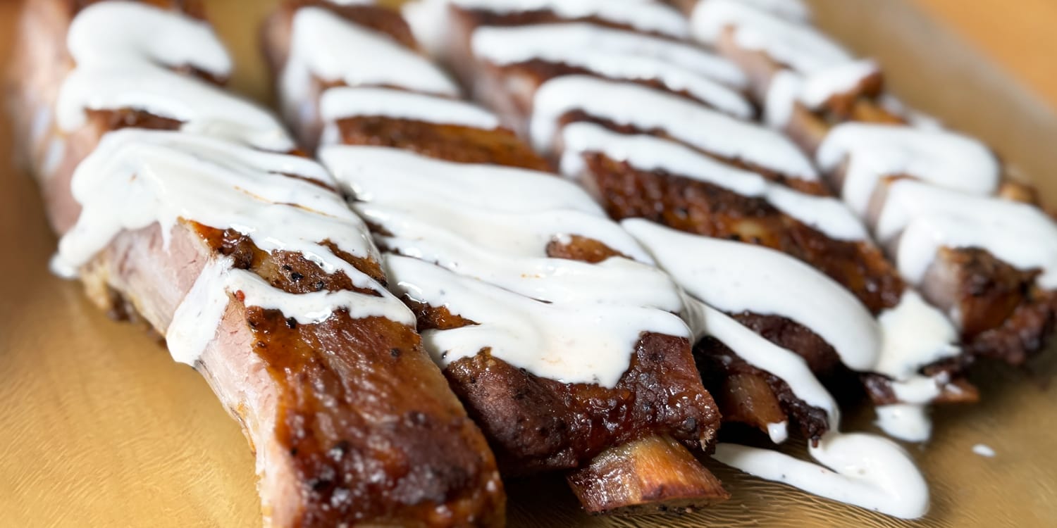 Ribs With Alabama White Sauce Recipe-image