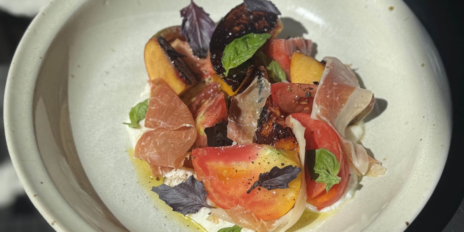 Tomatoes and Peaches Unite for the Ultimate Summer Salad