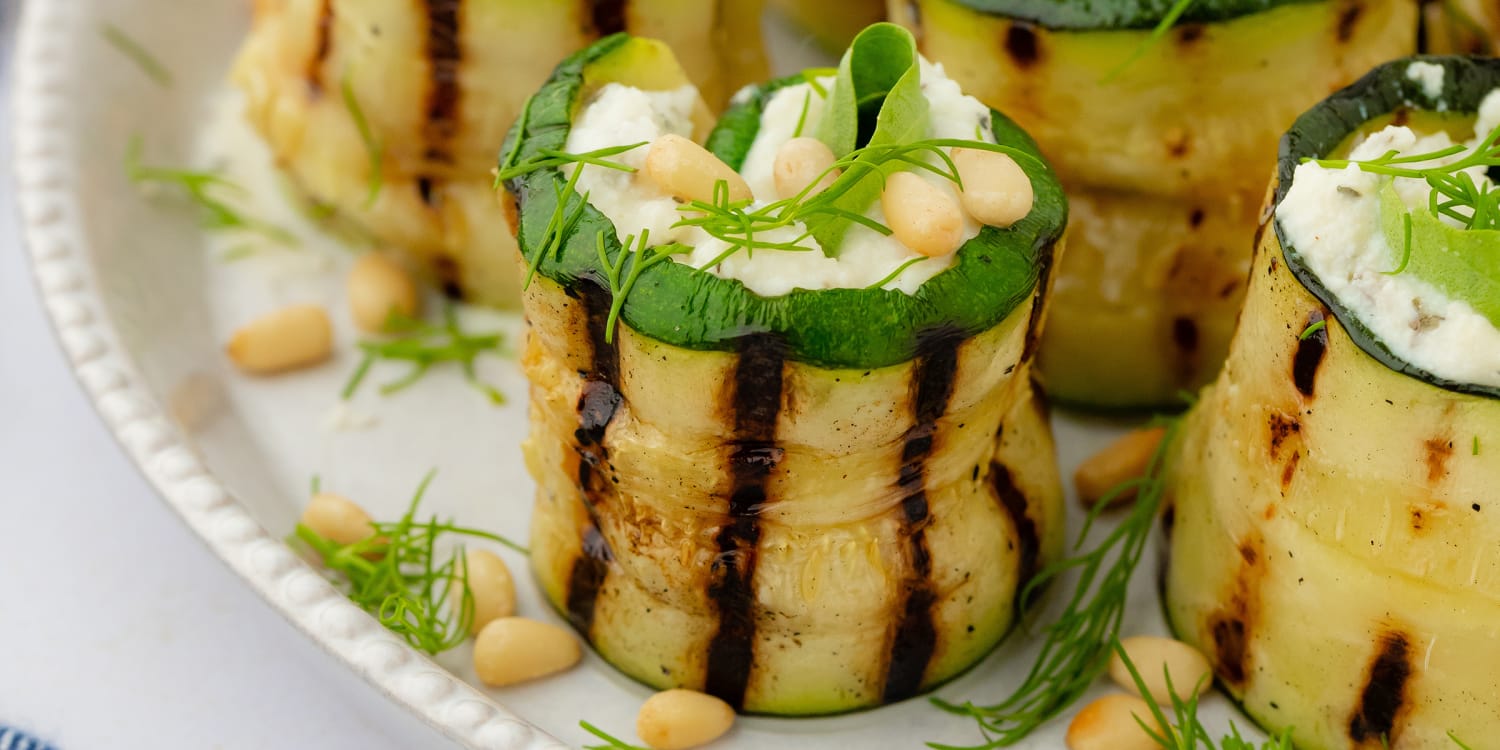 Serve Zucchini Rolls With Cheese and Herbs for an Elegant and Light Appetizer