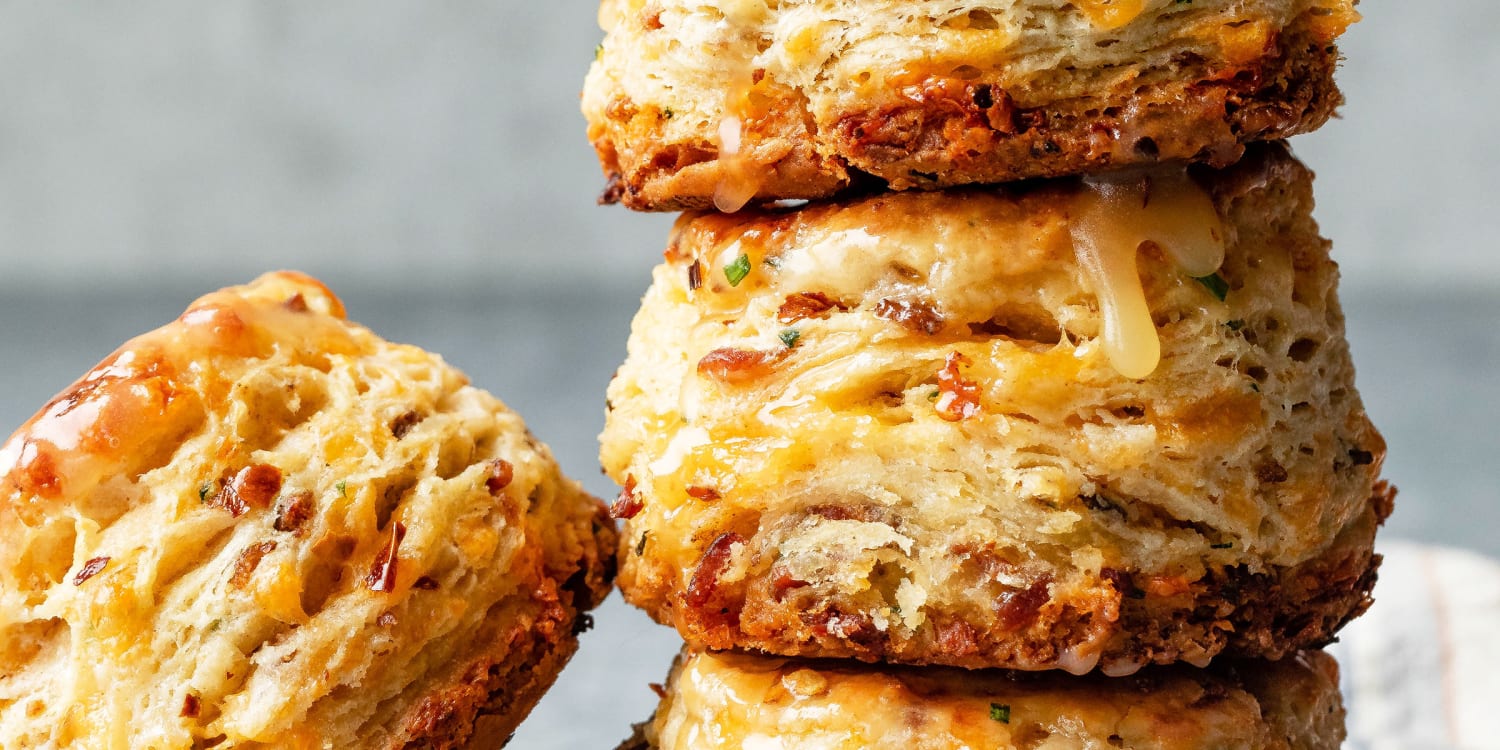 Buttermilk Biscuits Get a Boost From Bacon, Cheddar and Spicy Butter