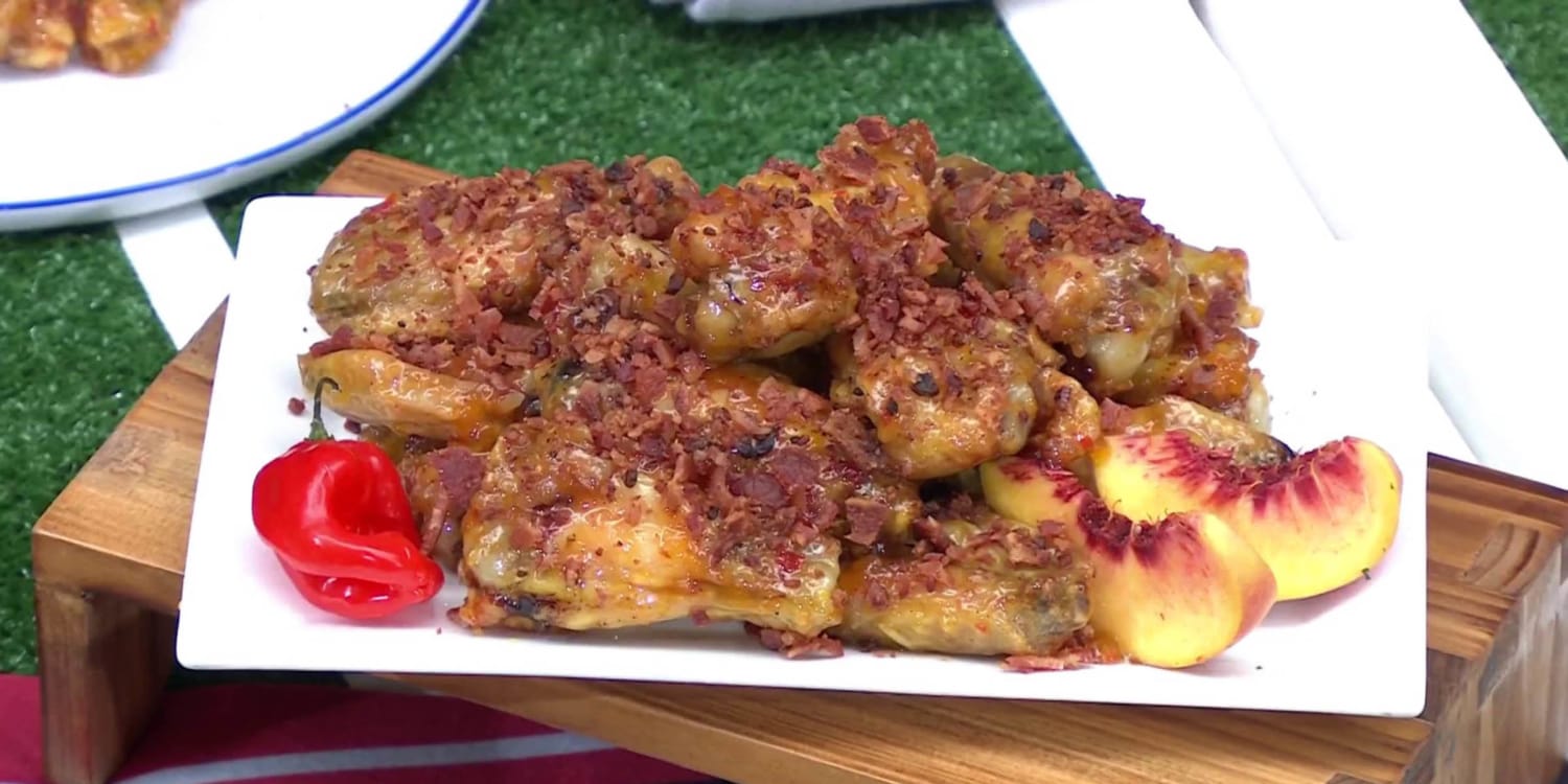 These Peach, Habanero and Bacon Wings Hit All the Right Flavor Spots