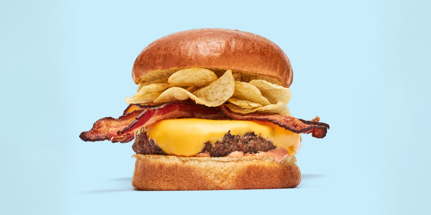 Bobby Flay's Cheeseburger Gets Its Signature Crunch From Potato Chips