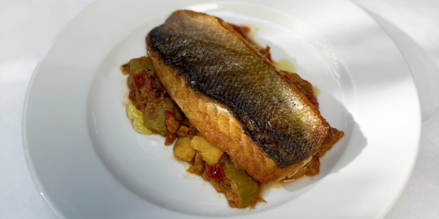 Send off Summer With Roasted Branzino and Vegetable Caponata