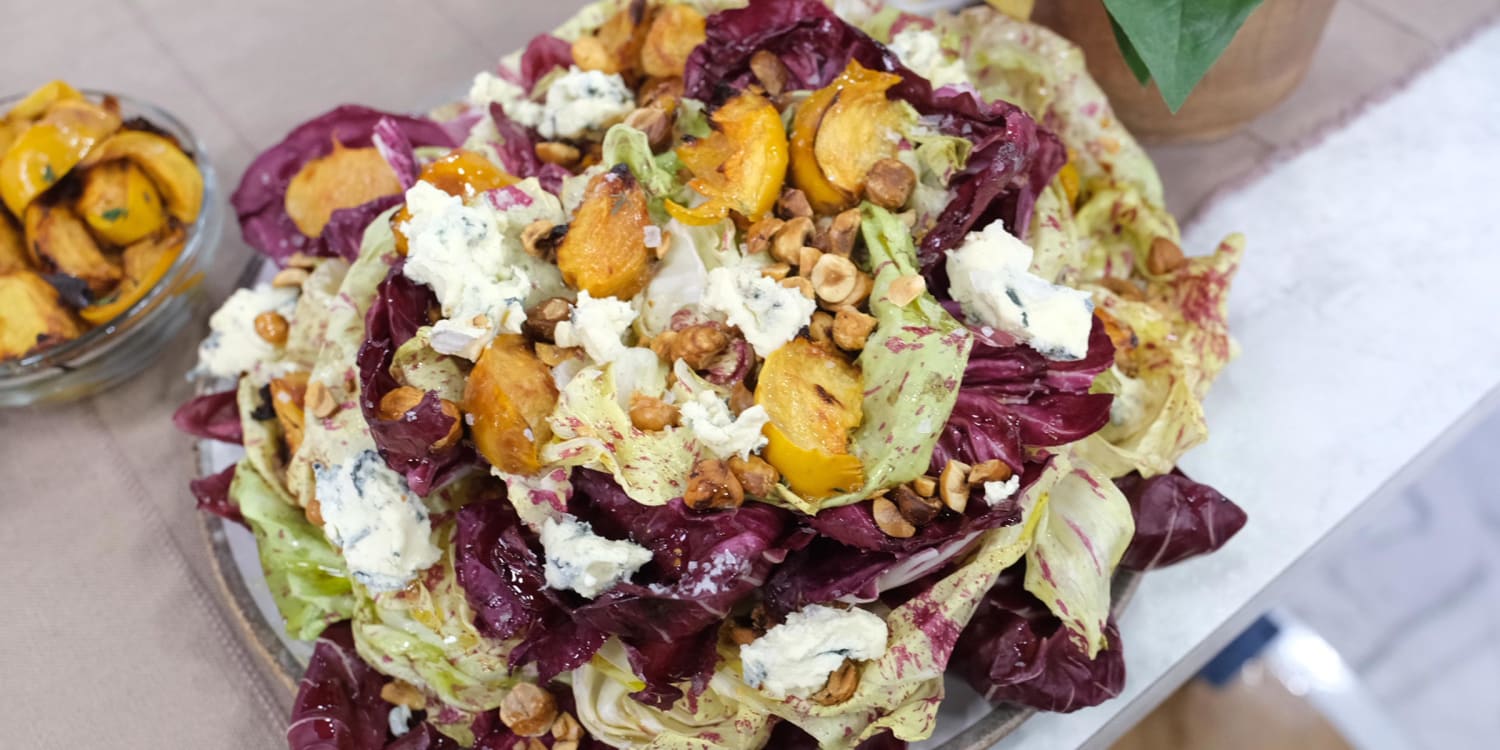 This Radicchio Salad With Persimmon, Hazelnuts and Gorgonzola Hits Every Note