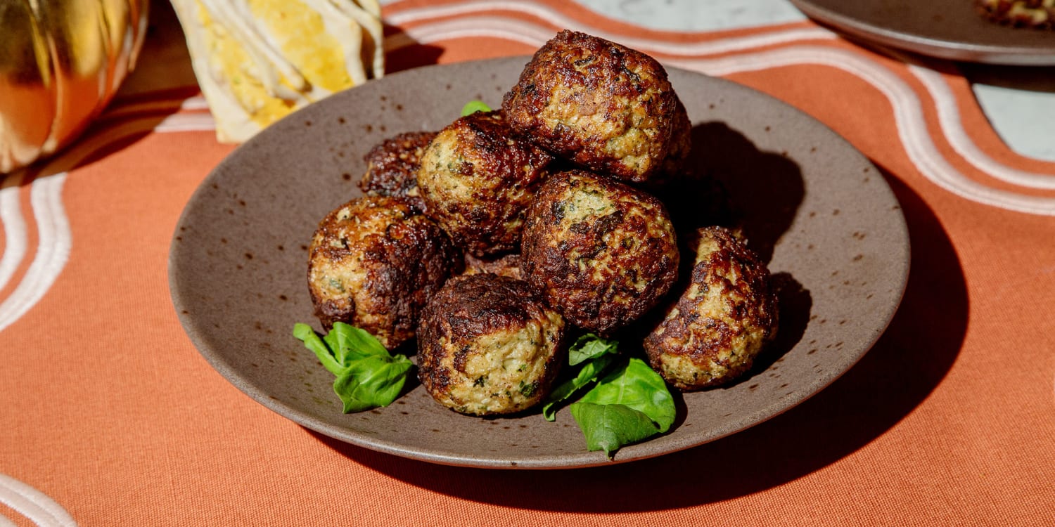 Don't Want to Roast a Whole Turkey on Thanksgiving? Make Turkey Meatballs