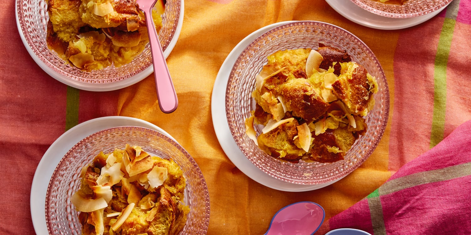 Sheinelle Jones' Toasted Coconut Pineapple Bread Pudding-image