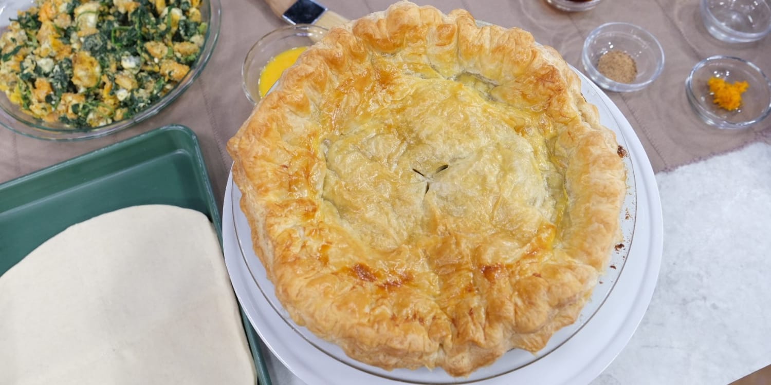 Butternut Squash and Spinach Pie-image