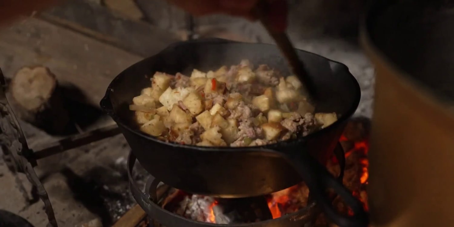 Cornbread Dressing with Turkey Sausage and Apples-image