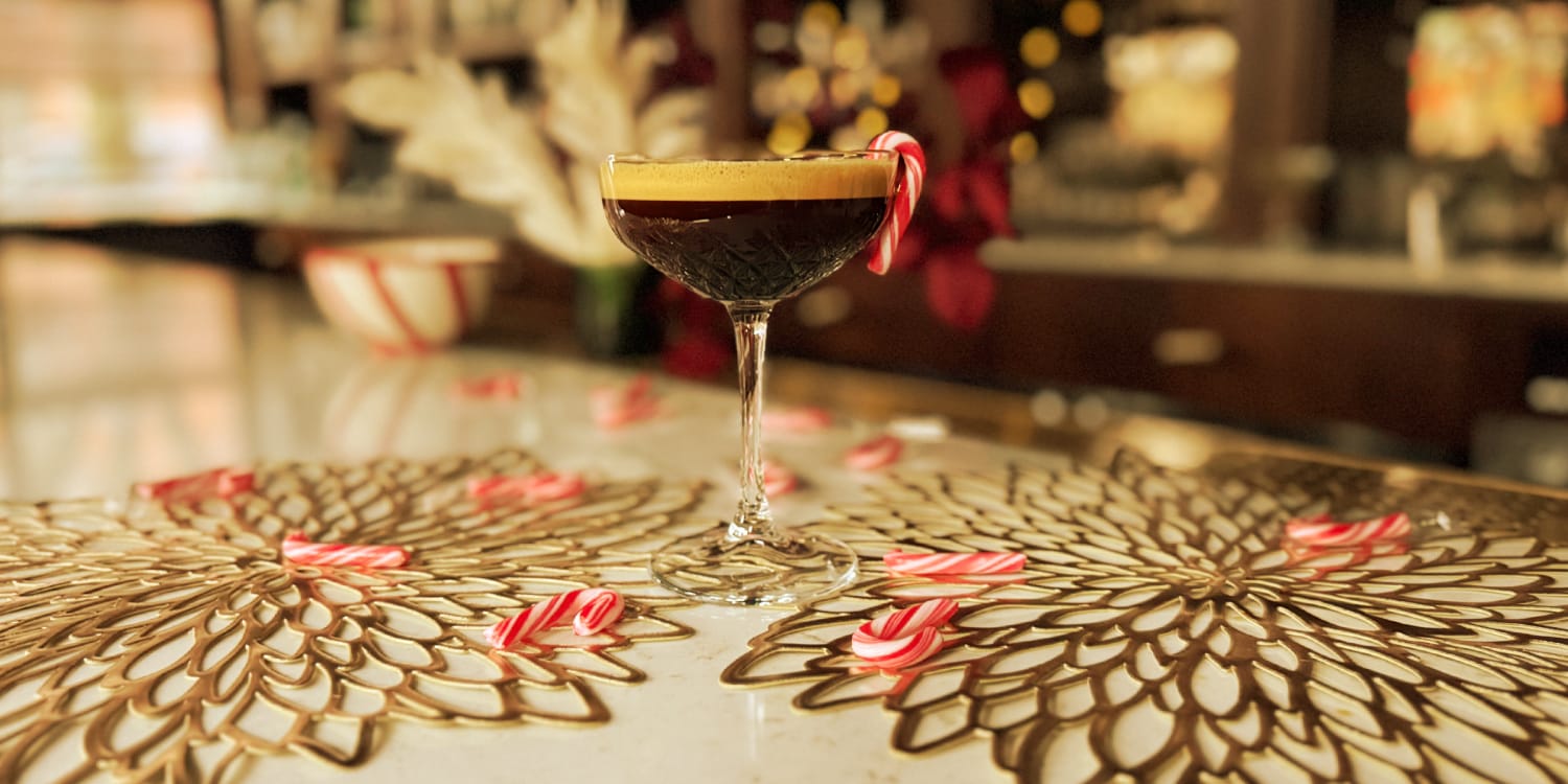 The Peppermint Espresso Martini Will Perk up Your Holidays