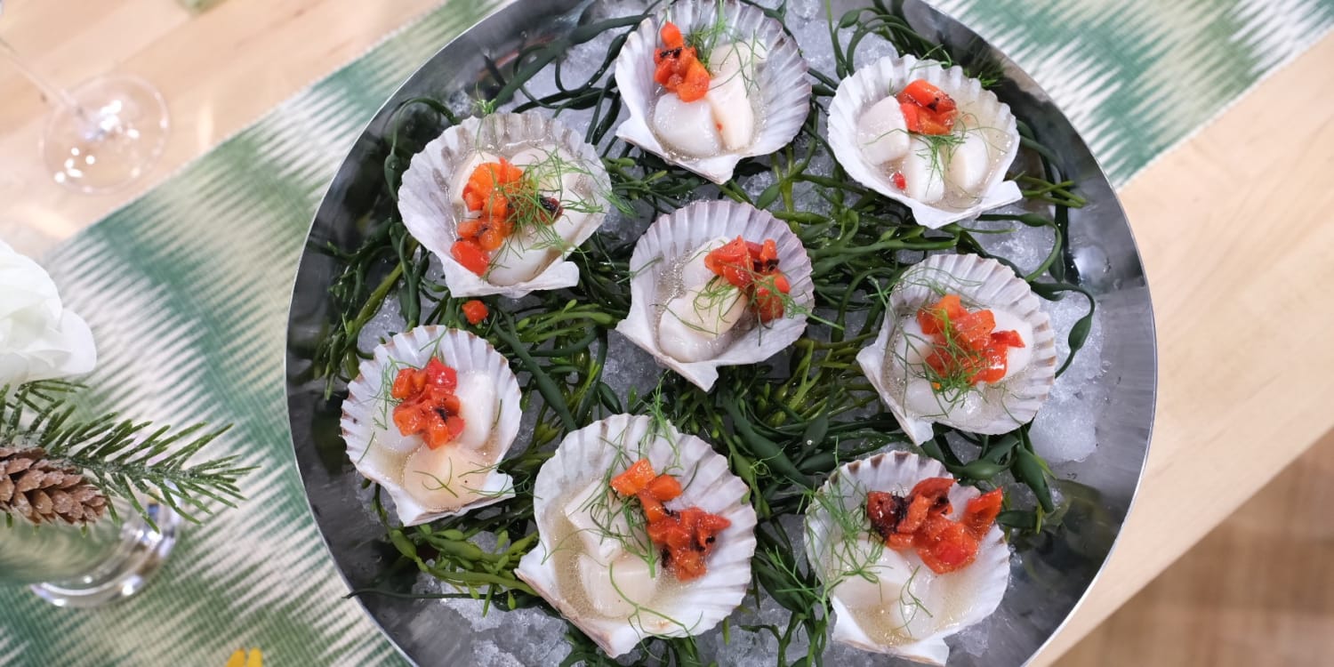 Make a Splash With Citrusy Scallop Ceviche Served on the Shell
