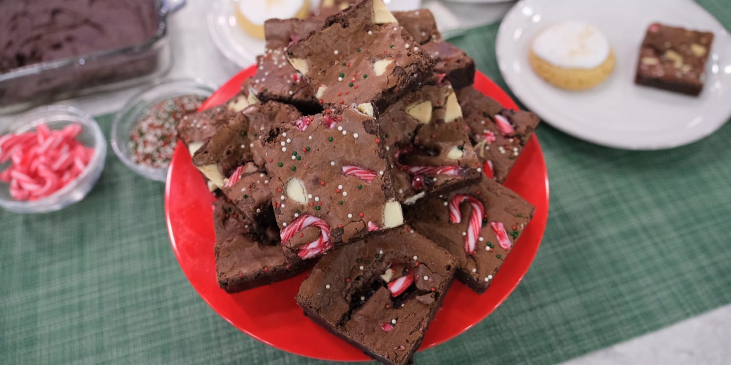 Christina Tosi Puts Pops of Peppermint Into Her Holiday Brownies