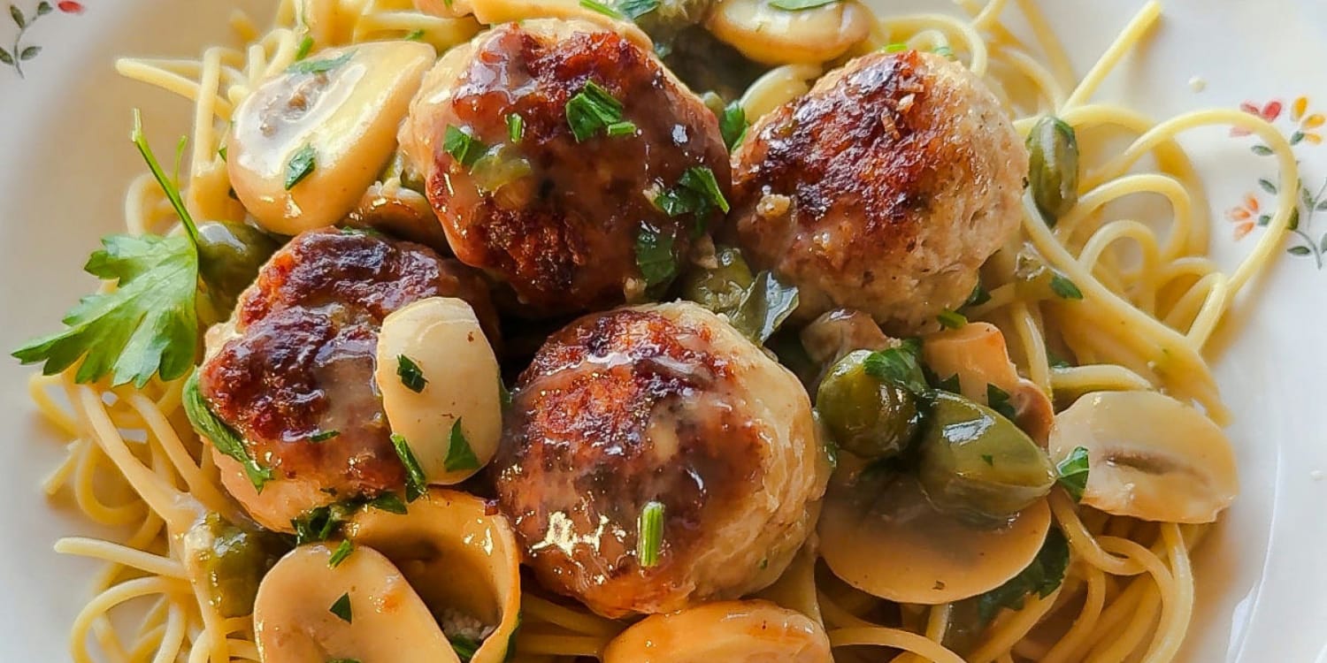 Chicken Piccata Meatballs