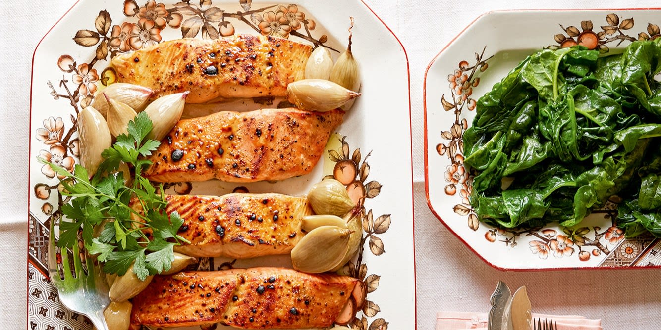 Martha Stewart's Honey-Mustard Salmon Belongs in Your Weeknight Dinner Rotation
