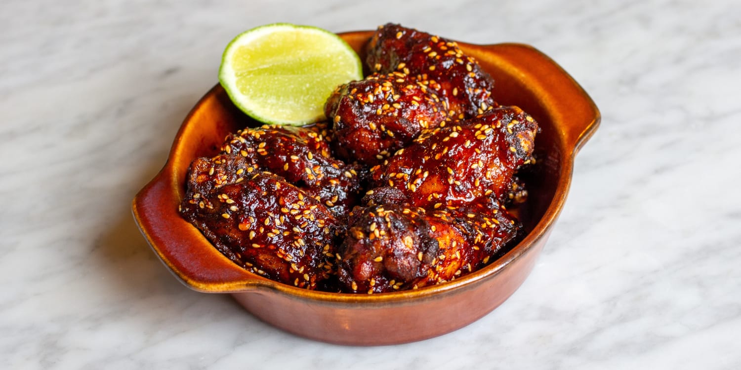 These Harissa-Honey Chicken Wings Are Bold Game-Day Bites