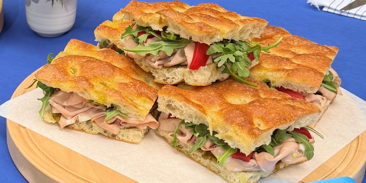 Mortadella, Pesto and Focaccia Make a Mind-Blowing Sandwich