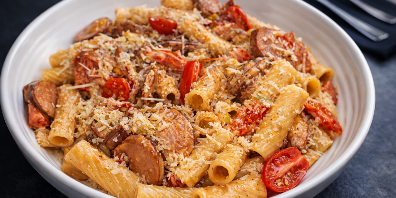 This Chicken Sausage Pasta Is a Creamy Cajun Delight