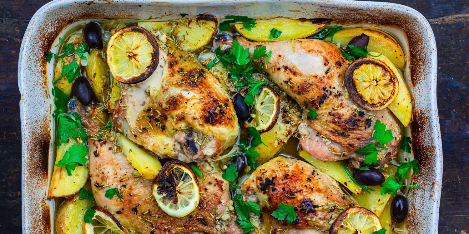 Greek Chicken and Potatoes is a Weeknight Winner