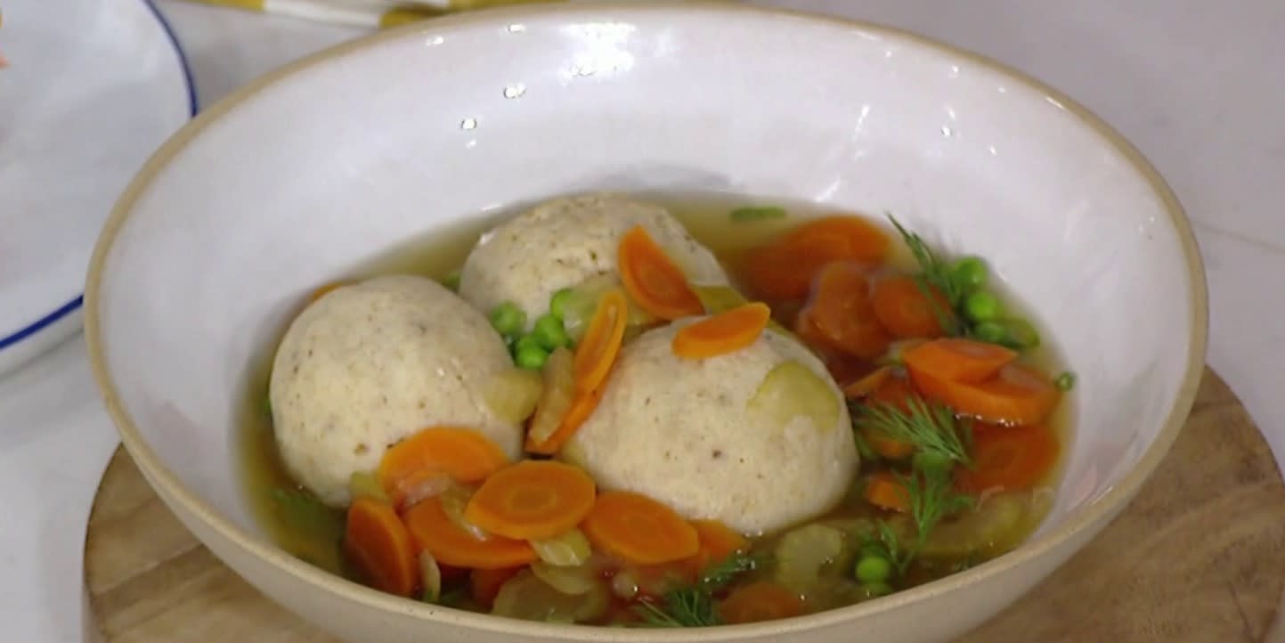 Brighten up Matzo Ball Soup With Fresh Spring Peas