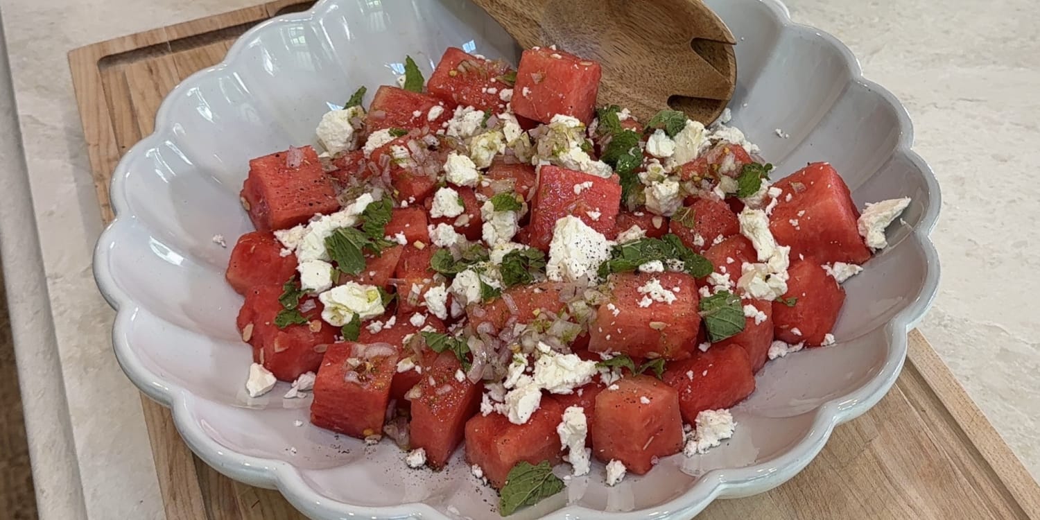This Watermelon Feta Salad Tastes Like Summer in a Bowl