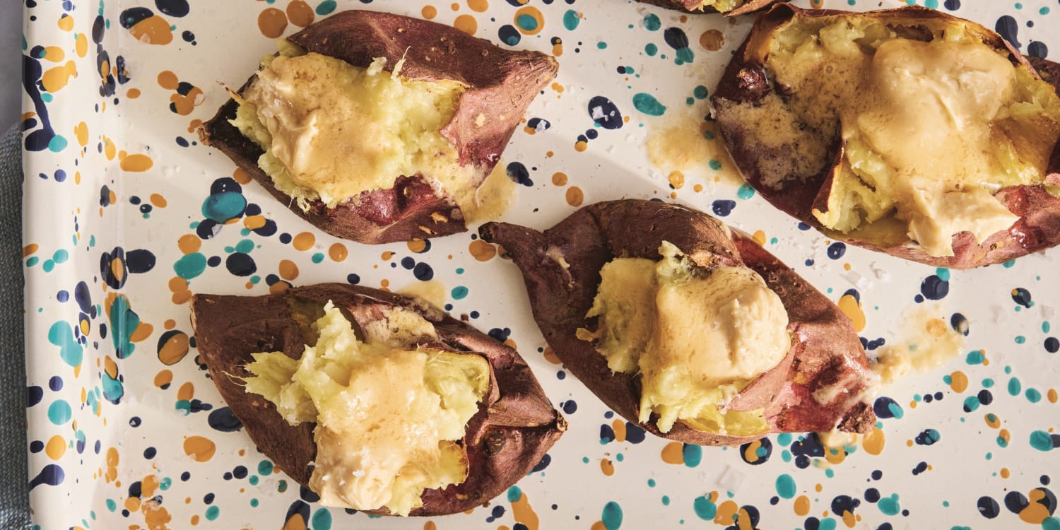 Baked Japanese Sweet Potatoes and Miso Butter Are a Magical Combo