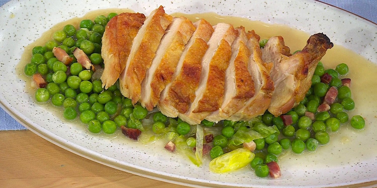 Eric Ripert Welcomes Spring With French-Style Chicken and Peas