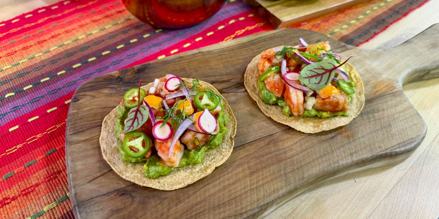 Spice up Your Cinco de Mayo Celebration With Shrimp Tostadas