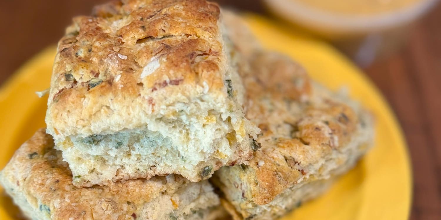 Cheddar Chive Biscuits and Sausage Gravy Is Pure Southern Comfort