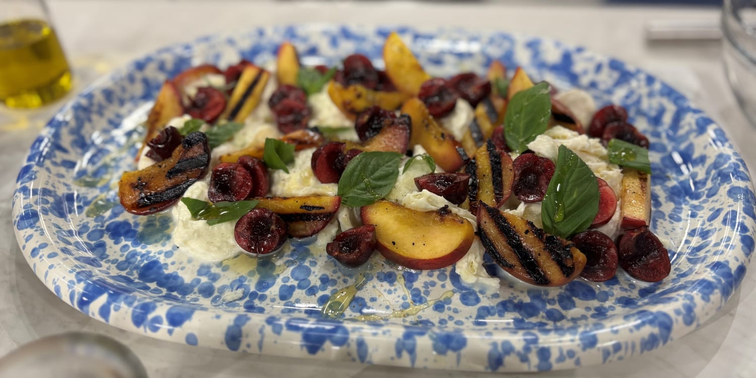 Make This Grilled Peach and Burrata Salad All Summer Long