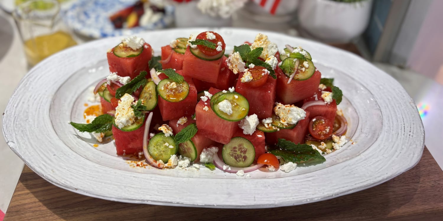 Watermelon Feta Salad Gets Zesty With a Chili-Lime Vinaigrette