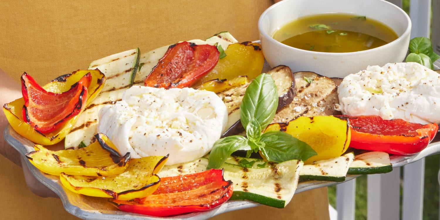 Pair Grilled Vegetables With Creamy Burrata for Your Summer Spread
