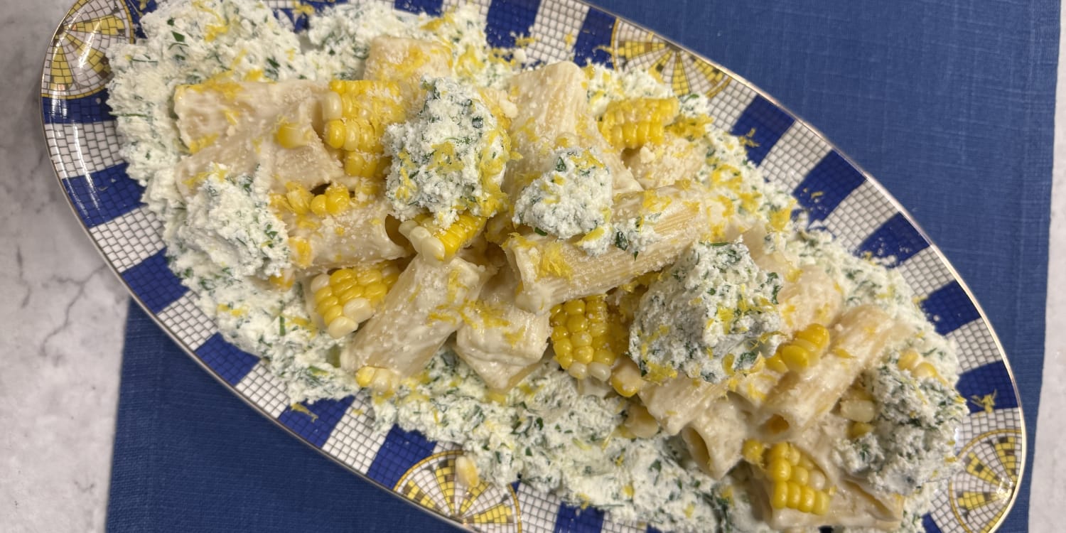 This Lemon, Corn and Ricotta Pasta Takes Like an Italian Summer